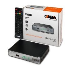Приемник цифровой эфирный CADENA CDT-1651SB DVB-T2